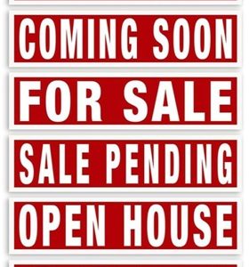Real Estate Rider Signs Bundle (6 Pack)